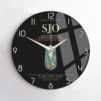 Thumbnail for Juan Santamaria International Airport SJO  San Jose Wall-Clock No-Frame - Black
