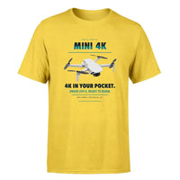Thumbnail for DJI Mini 4K design on yellow single side