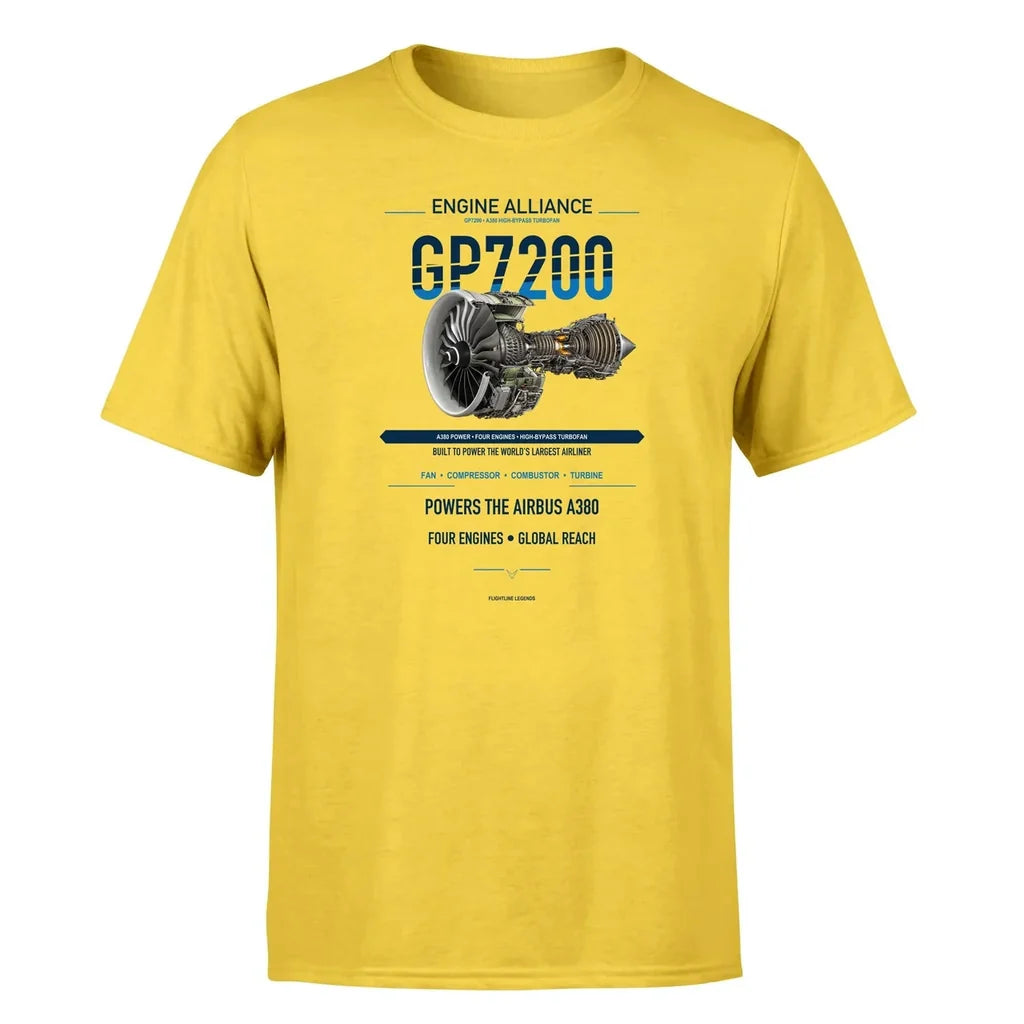 GP7200 design on yellow single side