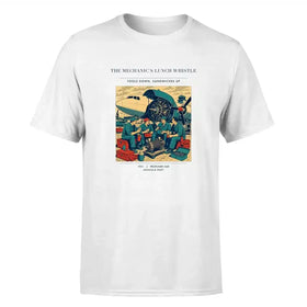 Single-Side Printing — The Mechanic's Lunch Whistle Double-Side T-Shirt