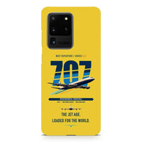 Thumbnail for Boeing 707-320C design on samsung case - yellow