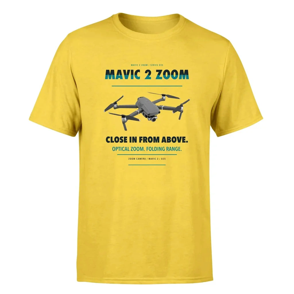 DJI Mavic 2 Zoom design on yellow single side