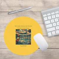 Thumbnail for VINTAGE G4497 - The Paddy Reflection Roads - Designed Mouse Pads design on yellow round