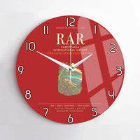 Thumbnail for Rarotonga International Airport RAR Wall-Clock No-Frame - Red