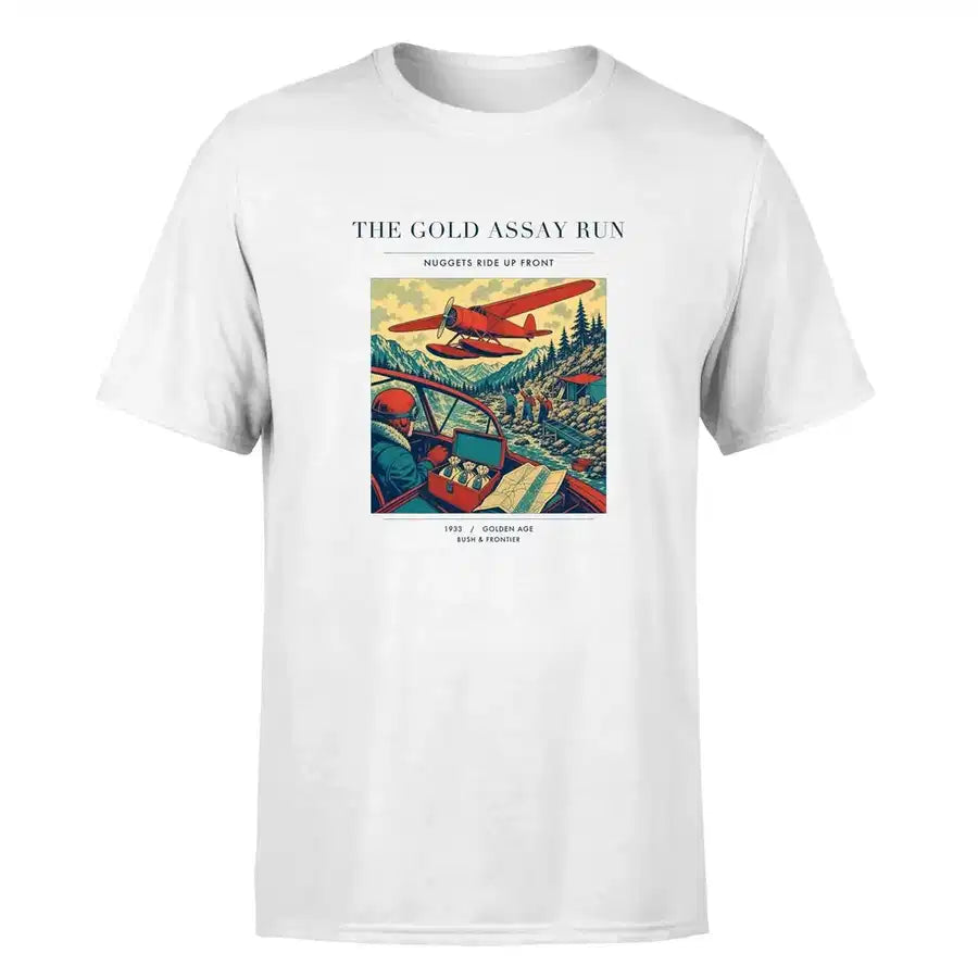 VINTAGE G4415 - The Gold Assay Run - Premium T-Shirt design on white premium t shirt