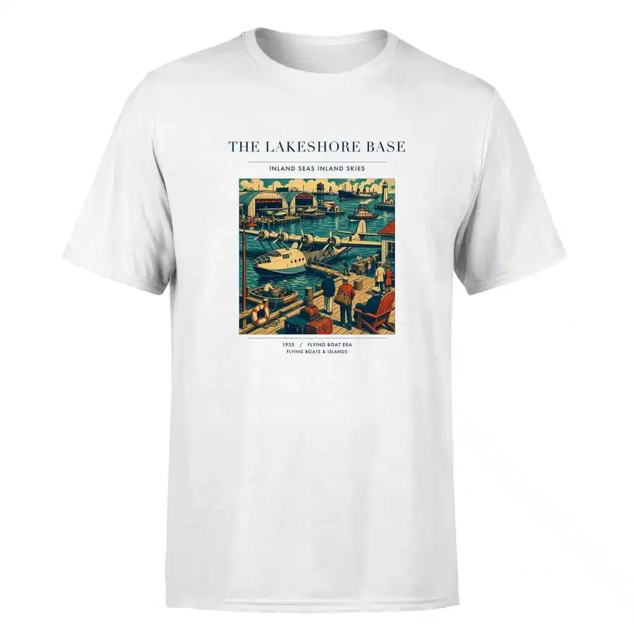 VINTAGE G4071 - The Lakeshore Base - Premium T-Shirt design on white premium t shirt