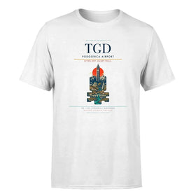 Single-Side Printing — Podgorica Airport (TGD) Double-Side T-Shirt