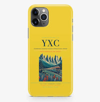 Thumbnail for Cranbrook Airport (YXC) design on yellow iPhone 16 Pro MagSafe case