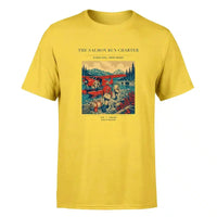 Thumbnail for VINTAGE G4289 - The Salmon Run Charter - Premium T-Shirt design on yellow premium t shirt