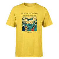 Thumbnail for VINTAGE G4478 - The Ferry Across The Strait - Premium T-Shirt design on yellow premium t shirt