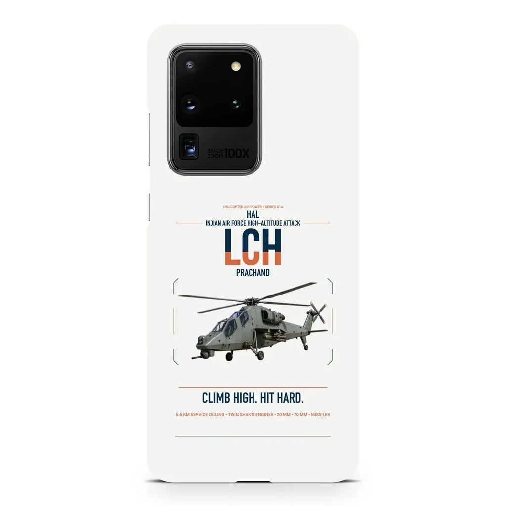 HAL LCH Prachand design on samsung case - white