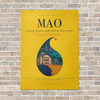 Thumbnail for Manaus - Eduardo Gomes International Airport MAO - Canvas No Frame - Yellow