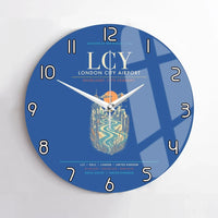 Thumbnail for London City Airport LCY Wall-Clock No-Frame - Blue