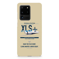 Thumbnail for Cessna Citation XLSPlus design on samsung case - beige