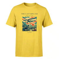 Thumbnail for VINTAGE G4054 - The Last Biplane - Premium T-Shirt design on yellow premium t shirt