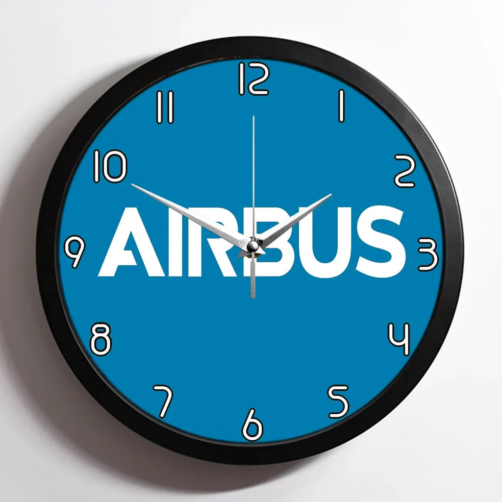 Airbus & Text Wall Clock - view 5