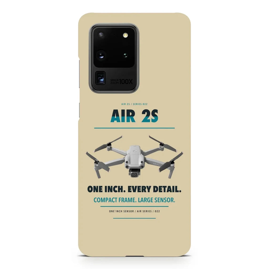 DJI Air 2S design on samsung case - beige