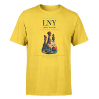 Thumbnail for Lanai Airport (LNY) T-Shirt single-side front print in Yellow | lanai-airport-lny-double-side-t-shirt