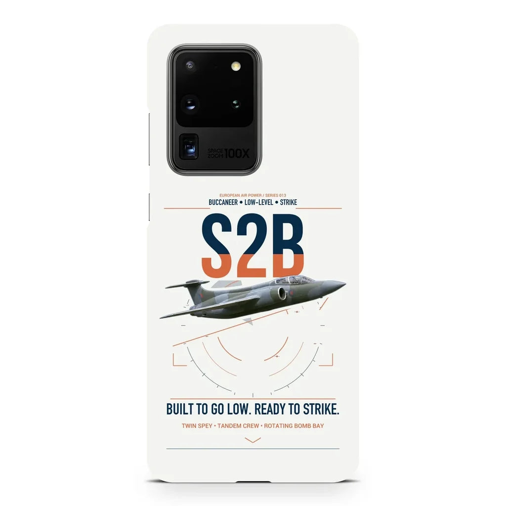 Blackburn Buccaneer S2B design on samsung case - white