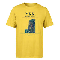 Thumbnail for Molokai Airport (MKK) T-Shirt single-side front print in Yellow | molokai-airport-mkk-double-side-t-shirt
