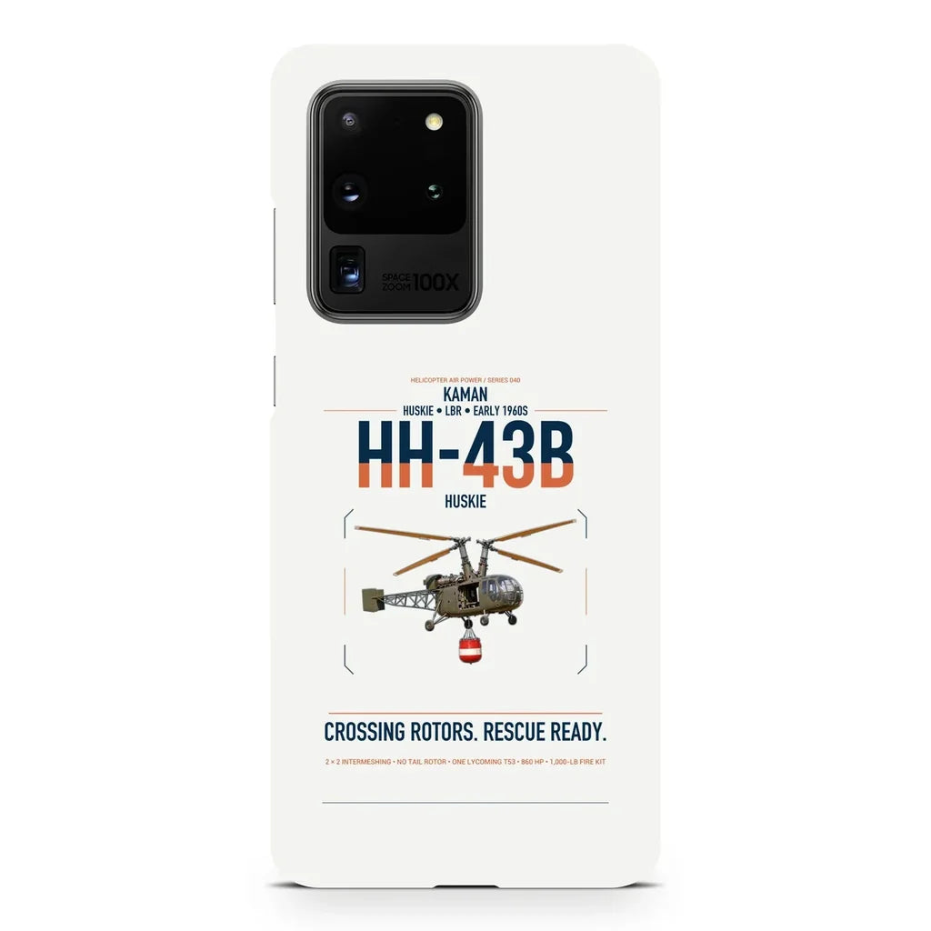 Kaman HH-43B Huskie design on samsung case - white