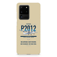 Thumbnail for Tecnam P2012 Traveller design on samsung case - beige