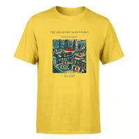 Thumbnail for VINTAGE G4127 - The Heliport Downtown - Premium T-Shirt design on yellow premium t shirt