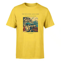 Thumbnail for VINTAGE G4341 - The Monastery Ledge Strip - Premium T-Shirt design on yellow premium t shirt