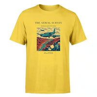 Thumbnail for VINTAGE G4031 - The Aerial Survey - Premium T-Shirt design on yellow premium t shirt