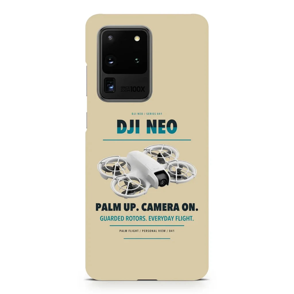 DJI Neo design on samsung case - beige