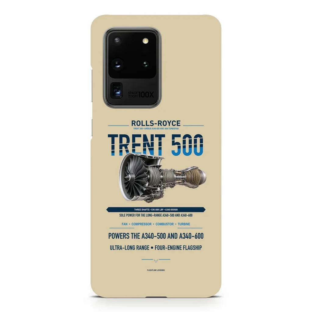 TRENT 500 design on samsung case - beige