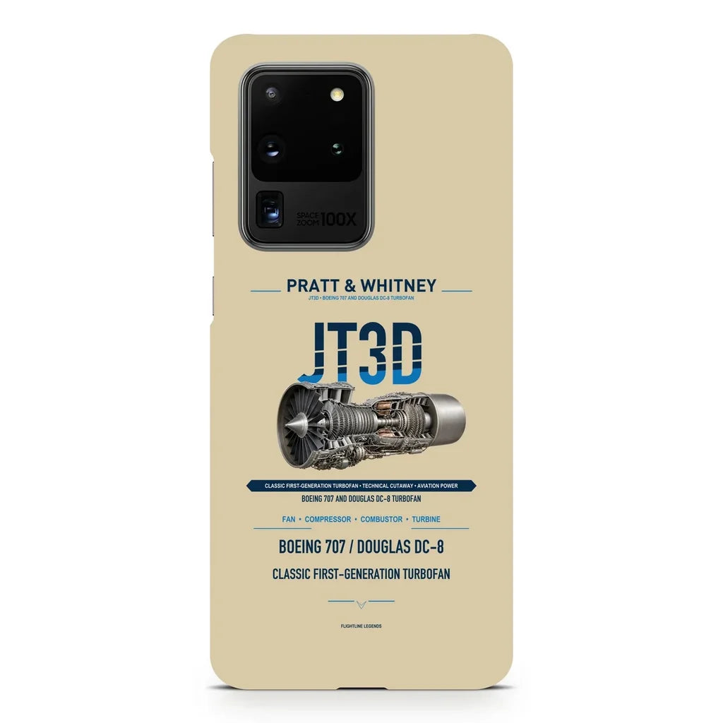 JT3D design on samsung case - beige