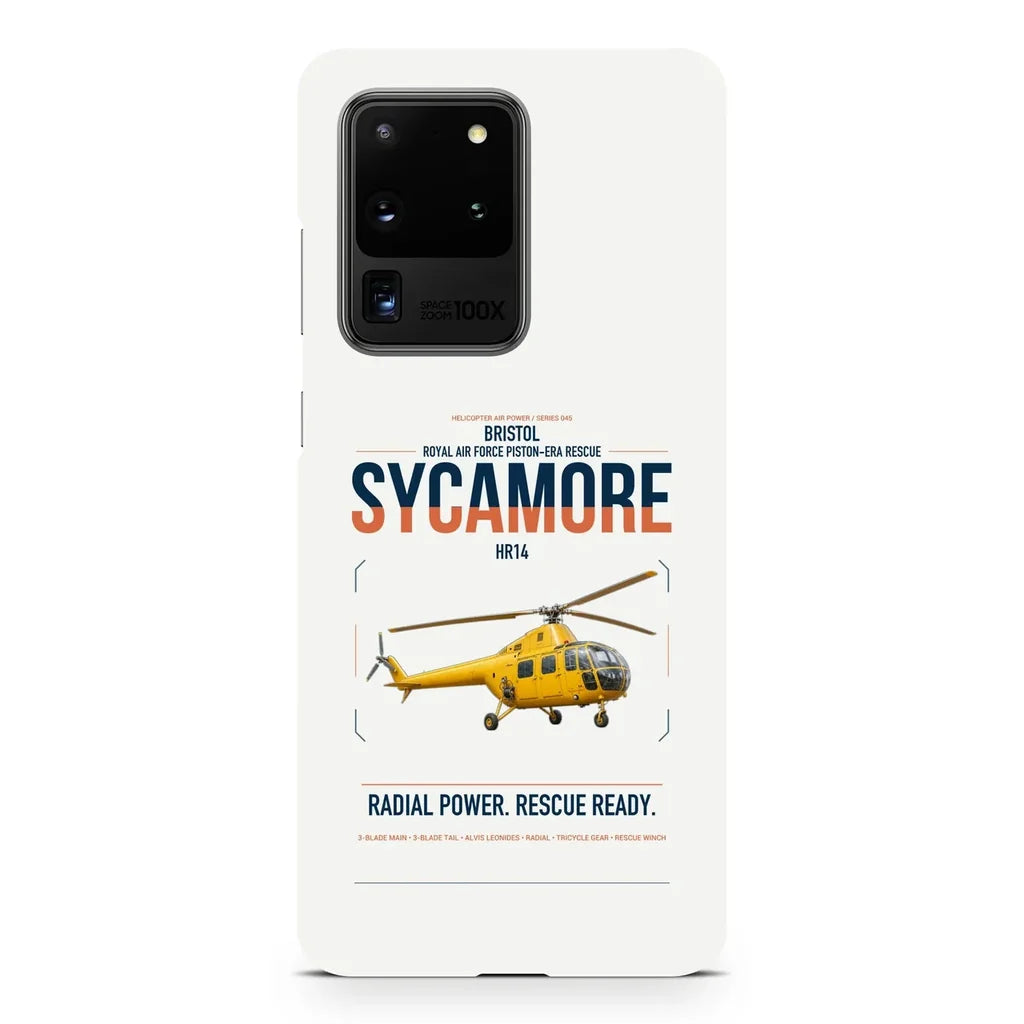 Bristol Sycamore HR14 design on samsung case - white
