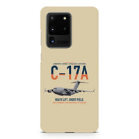 Thumbnail for C-17A Globemaster III design on samsung case - beige