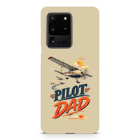 Thumbnail for Pilot Dad design on samsung case - beige