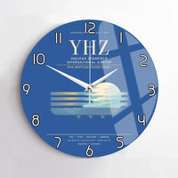 Thumbnail for Halifax Stanfield International Airport YHZ Wall-Clock No-Frame - Blue
