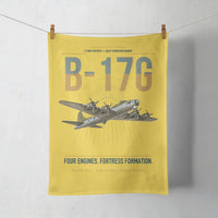 Thumbnail for B-17G Flying Fortress design on yellow towel