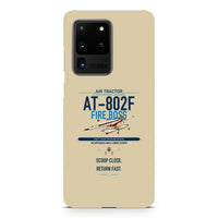 Thumbnail for Air Tractor AT-802F Fire Boss design on samsung case - beige