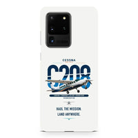 Thumbnail for Cessna 208 Caravan design on samsung case - white