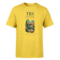 Thumbnail for Trieste Airport (TRS) T-Shirt single-side front print in Yellow | trieste-airport-trs-double-side-t-shirt