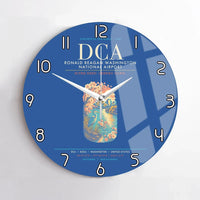 Thumbnail for Ronald Reagan Washington National Airport DCA Wall-Clock No-Frame - Blue