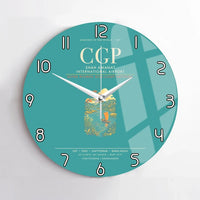 Thumbnail for Shah Amanat International Airport Chattogram CGP Wall-Clock No-Frame - Turquoise