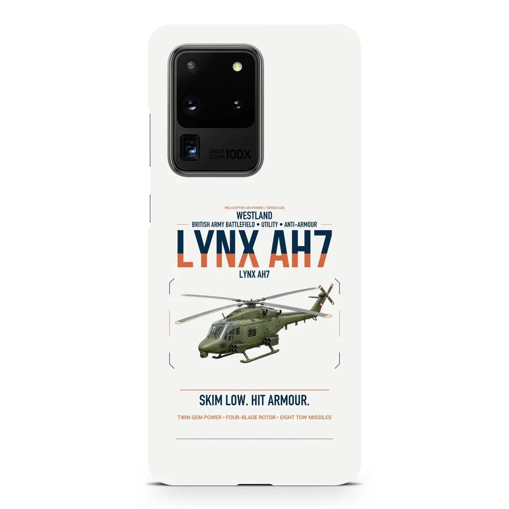 Westland Lynx AH7 design on samsung case - white