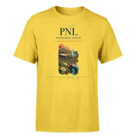 Thumbnail for Pantelleria Airport (PNL) T-Shirt single-side front print in Yellow | pantelleria-airport-pnl-double-side-t-shirt