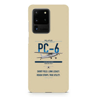 Thumbnail for Pilatus PC-6 Porter design on samsung case - beige