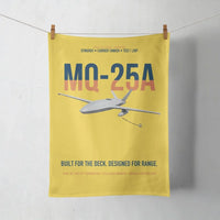 Thumbnail for MQ-25A STINGRAY design on yellow towel