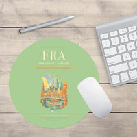Thumbnail for Frankfurt Airport FRA Mouse-Pad Round - Light Green
