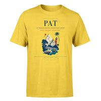 Thumbnail for Jay Prakash Narayan International Airport (PAT) T-Shirt single-side front print in Yellow | jay-prakash-narayan-international-airport-pat-double-side-t-shirt