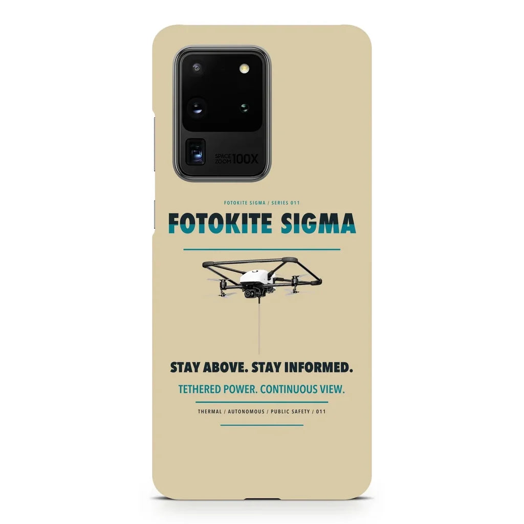 Fotokite Sigma design on samsung case - beige