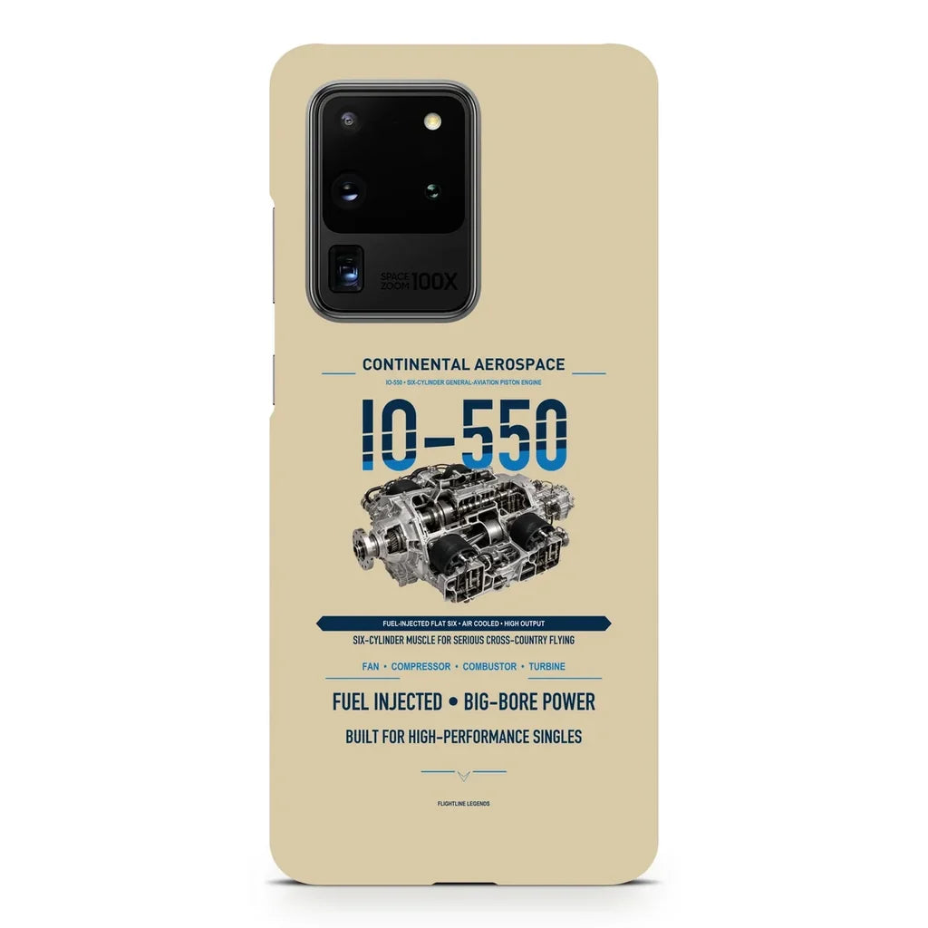 IO-550 design on samsung case - beige
